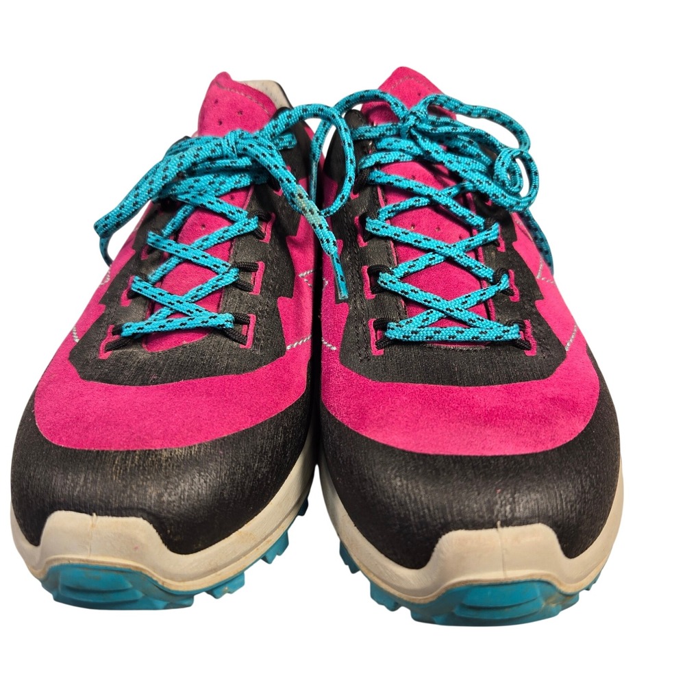 Grisport 14701V19G Womens Hiking Shoes Pink Suede Vibram Gritex Low Top US 7.5